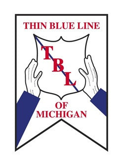 TBL Logo Sticker – Thin Blue Line of Michigan