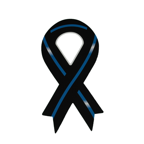 Thin Blue Line Ribbon Magnet
